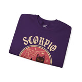 Scorpio Spooky Cat Astrology Crewneck