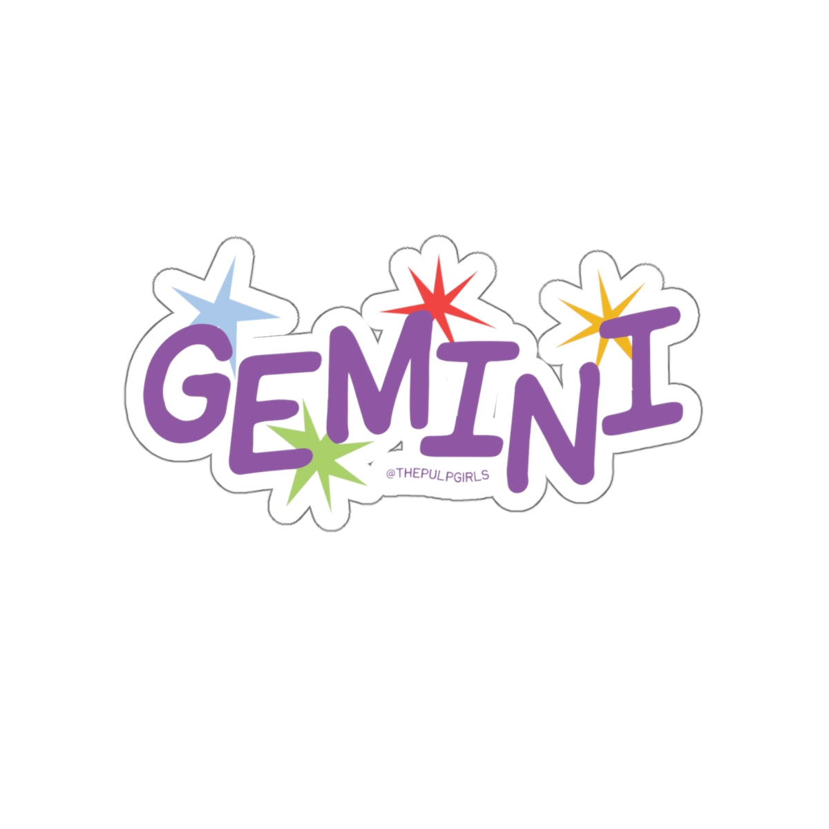 GEMINI Kawaii Vinyl Stickers