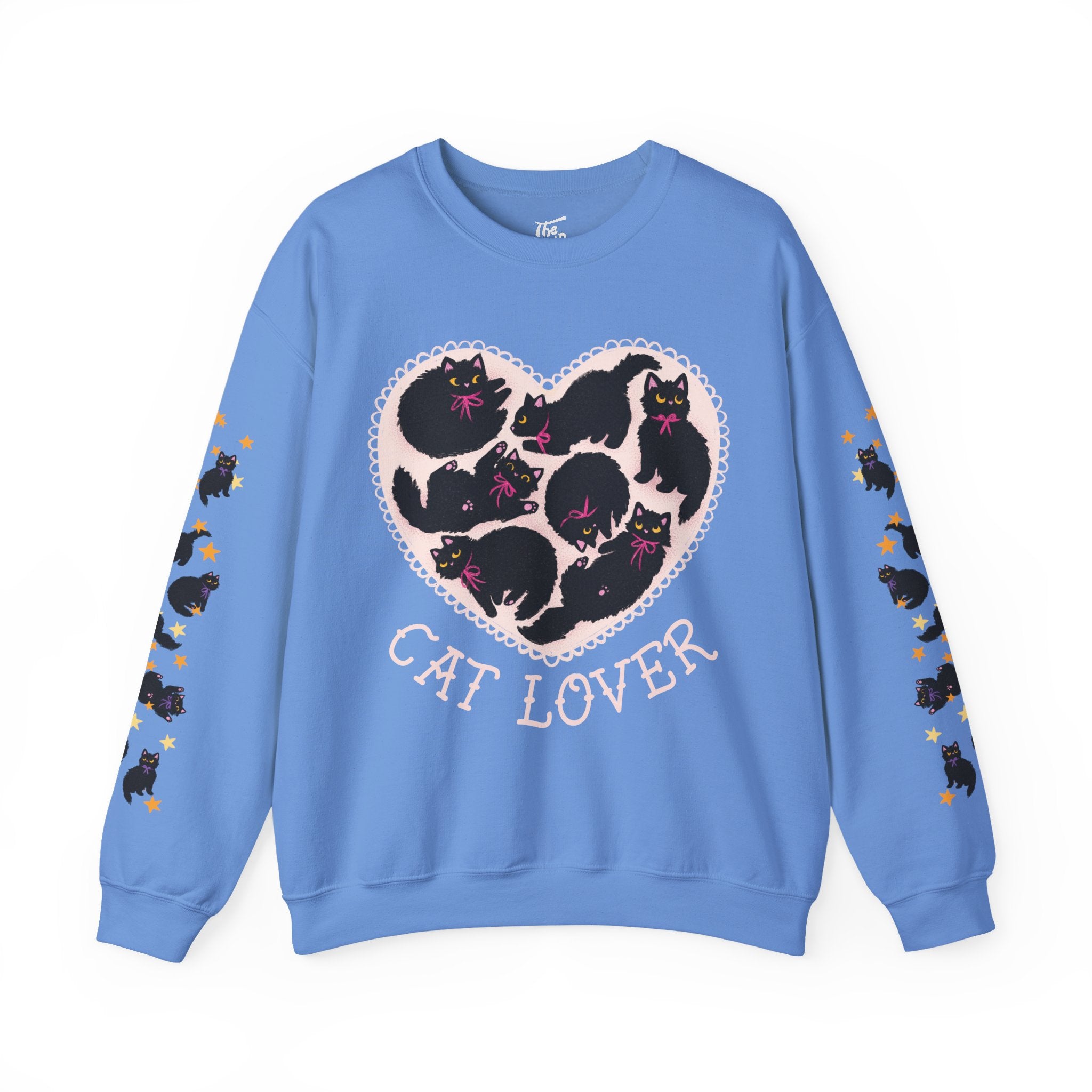 Black Cat Lover Crewneck Sweatshirt