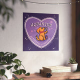 Aquarius Lover Dog Art Print