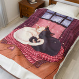 Cat Lovers Cozy Plush Blanket