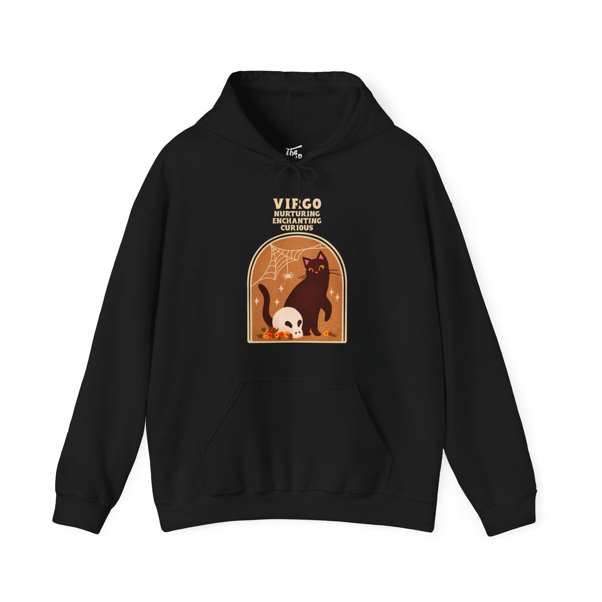 Spooky Virgo Cat Astrology Hoodie