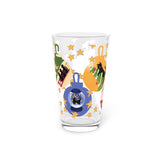 Christmas Kitty Pint Glass