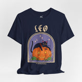 Leo Spooky Cat Astrology Tee