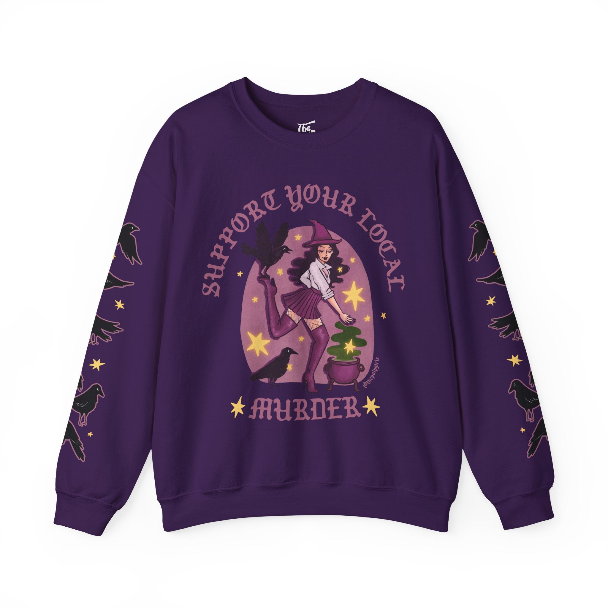 Support Crows Witchy Crewneck Sweatshirt