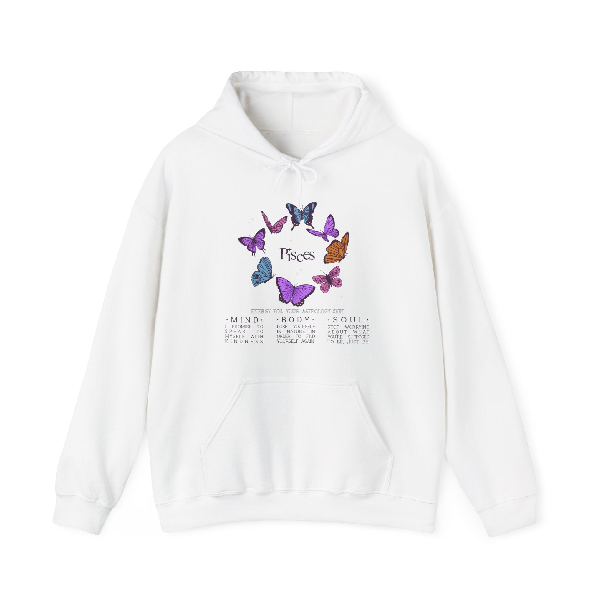 Pisces Butterfly Astrology Hoodie