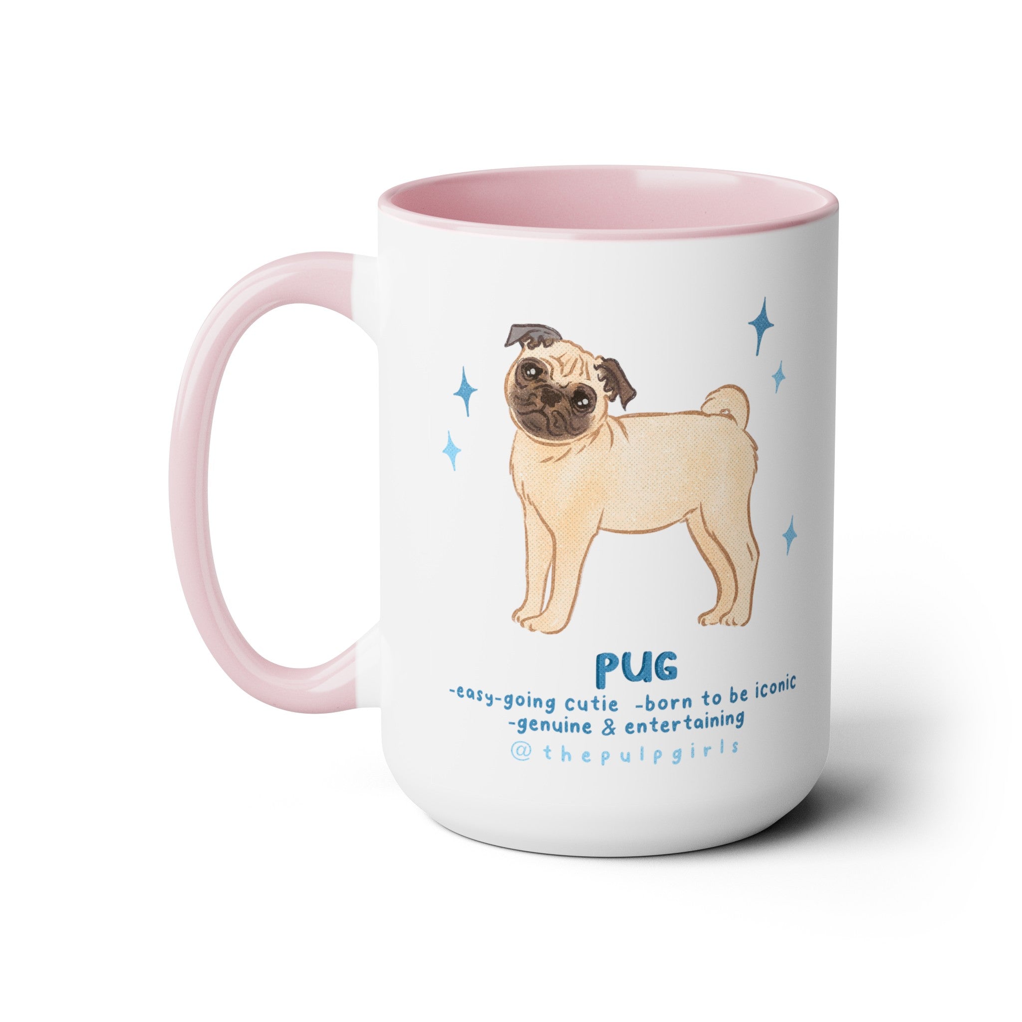 Pug Dog Mug 15oz