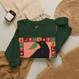 Virgo Whimsical Crow Crewneck Sweatshirt