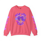 Self Love Club Purple Crewneck Sweatshirt