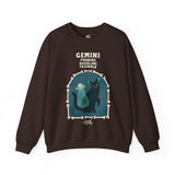 Gemini Halloween Cat Astrology Crewneck