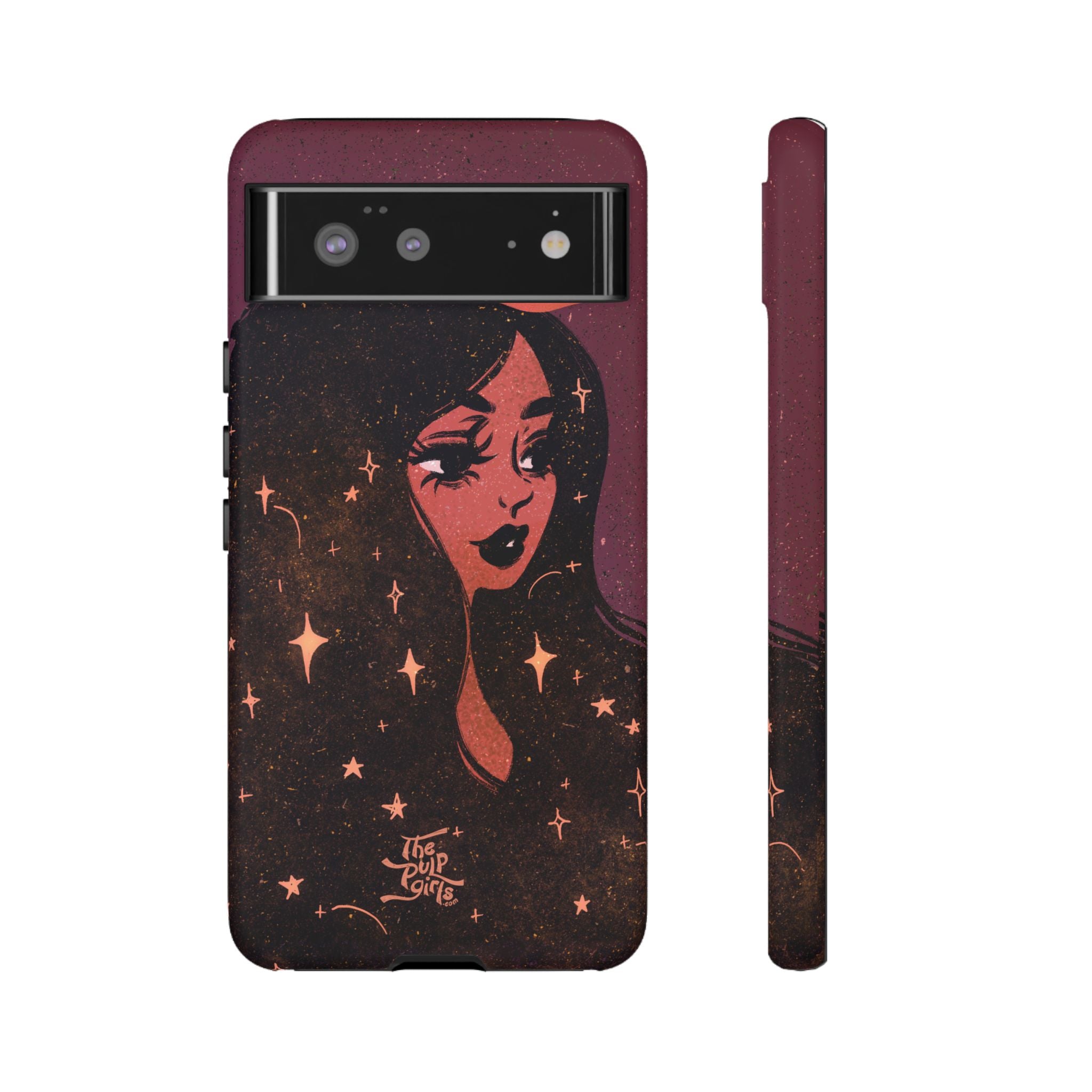 Moon Girl Red Phone Case