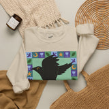 Capricorn Whimsical Crow Crewneck Sweatshirt