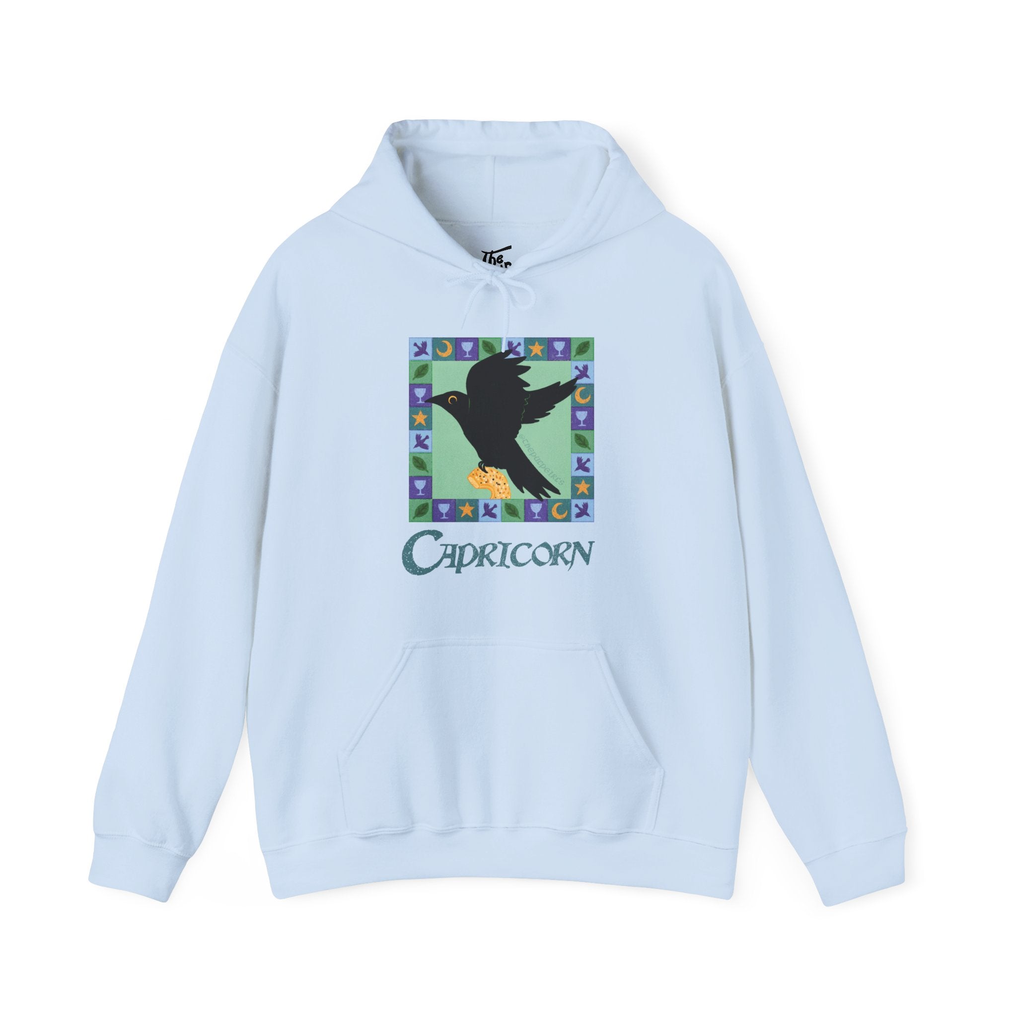 Capricorn Whimsical Crow Hoodie