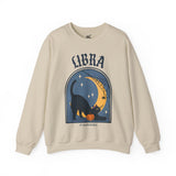Libra Spooky Cat Astrology Crewneck