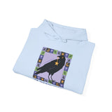 Aquarius Whimsical Crow Hoodie