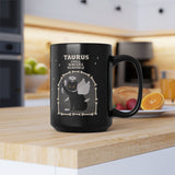 Halloween Cat Taurus Astrology Mug 15oz