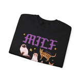 Man I Love Felines MILF Crewneck Sweatshirt