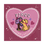 Virgo Lover Dog Art Print