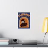 Capricorn Spooky Cat Astrology Art Print