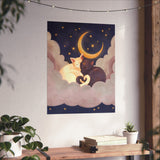 Cat Lovers Celestial Art Print