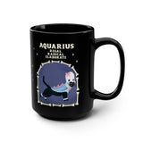 Halloween Cat Aquarius Astrology Mug 15oz