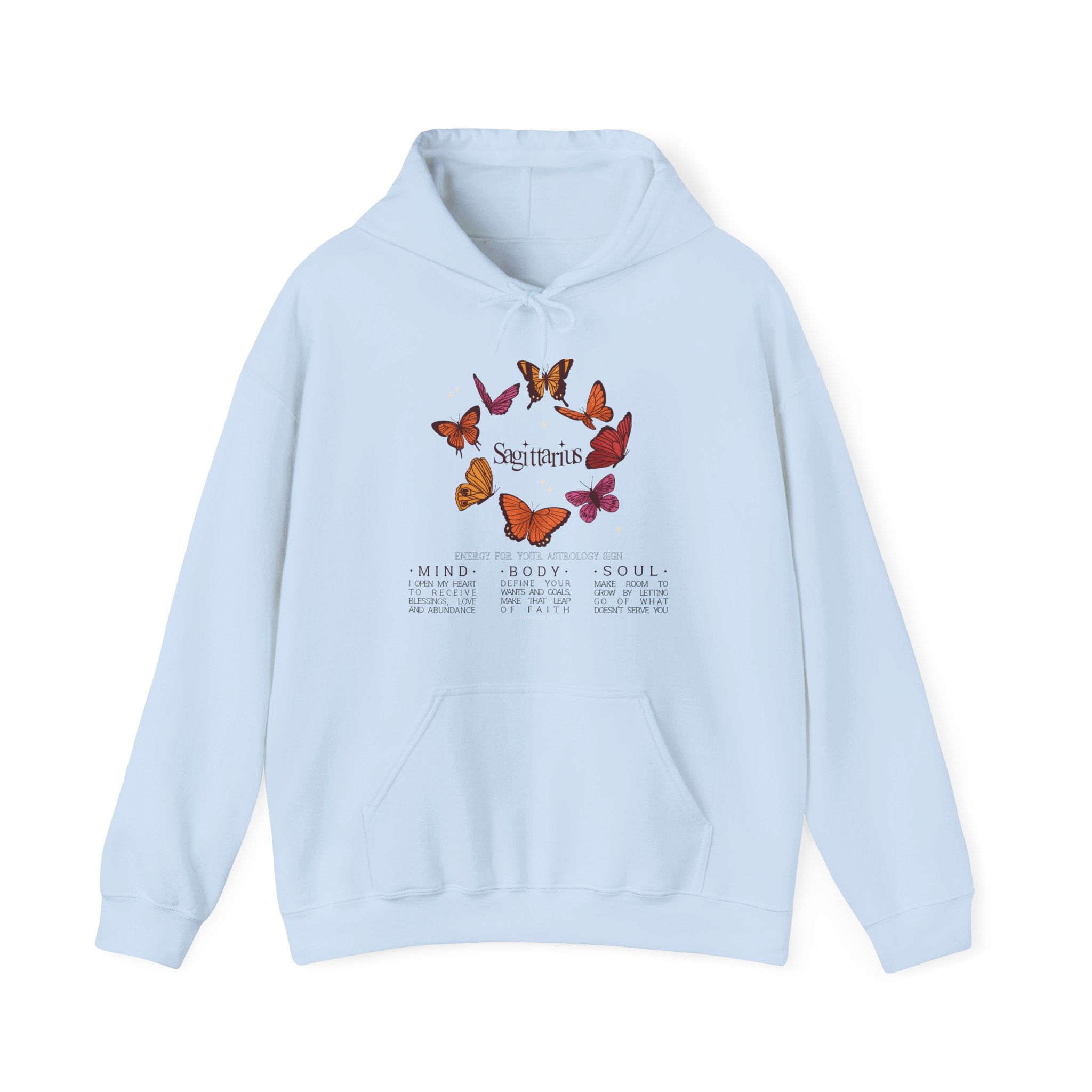 Sagittarius Butterfly Astrology Hoodie