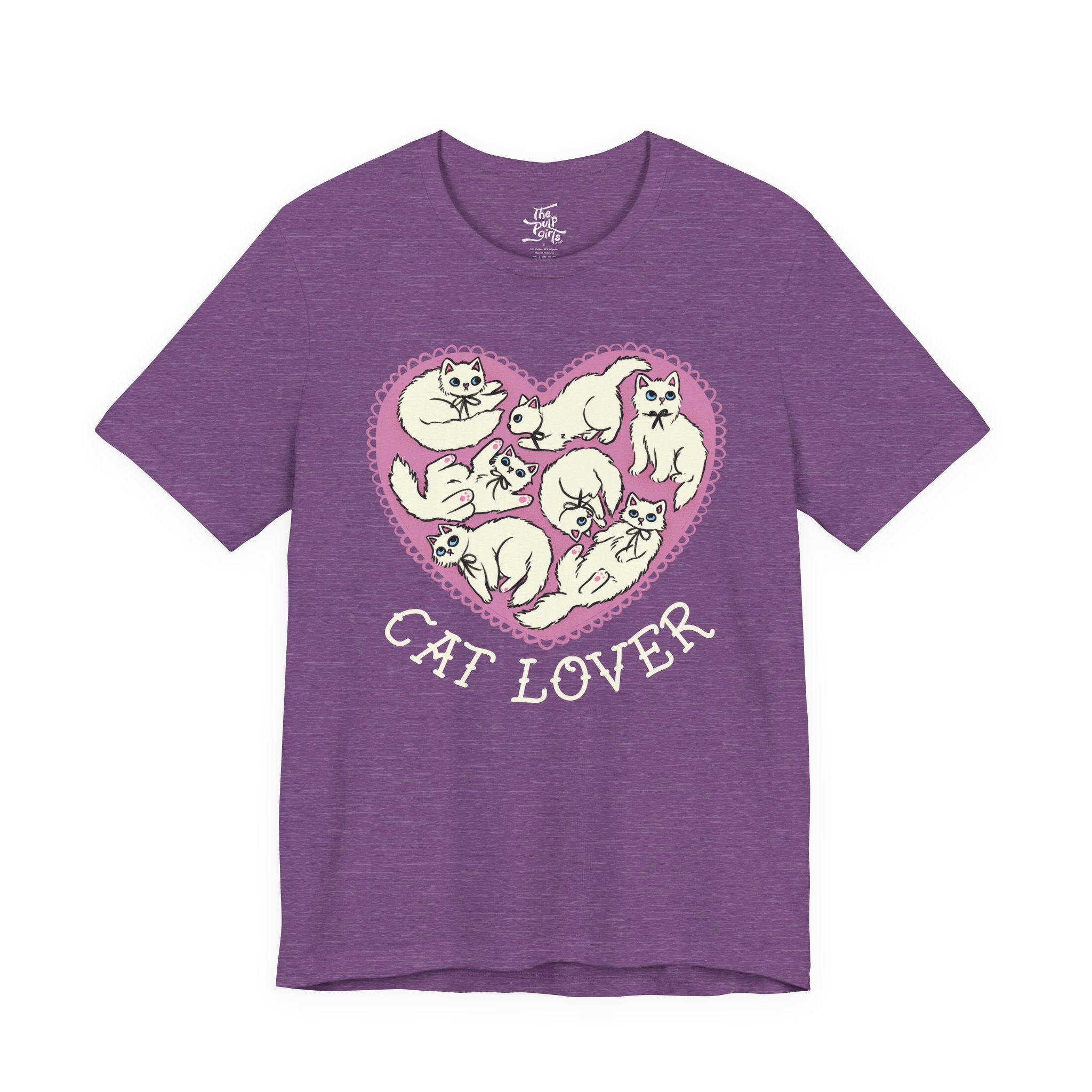 White Cat Lover Tee