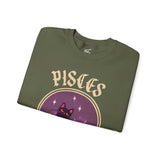 Pisces Spooky Cat Astrology Crewneck