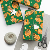 Orange Cat Lover Gift Wrap Papers