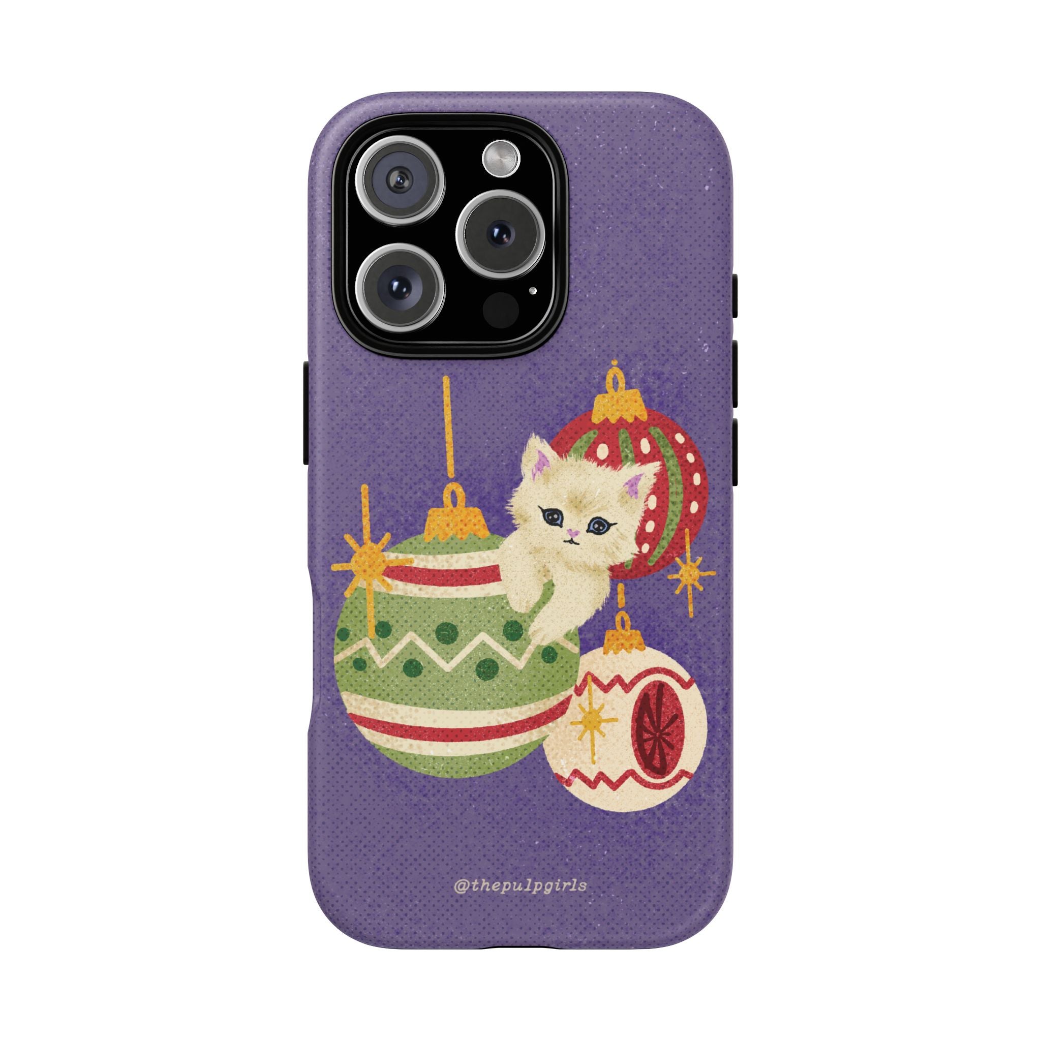 Vintage Holiday Kitty Phone Case
