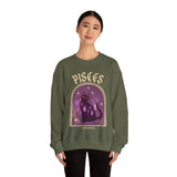 Pisces Spooky Cat Astrology Crewneck