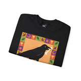Gemini Whimsical Crow Crewneck Sweatshirt