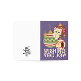Feline Fine Holiday Greeting Card