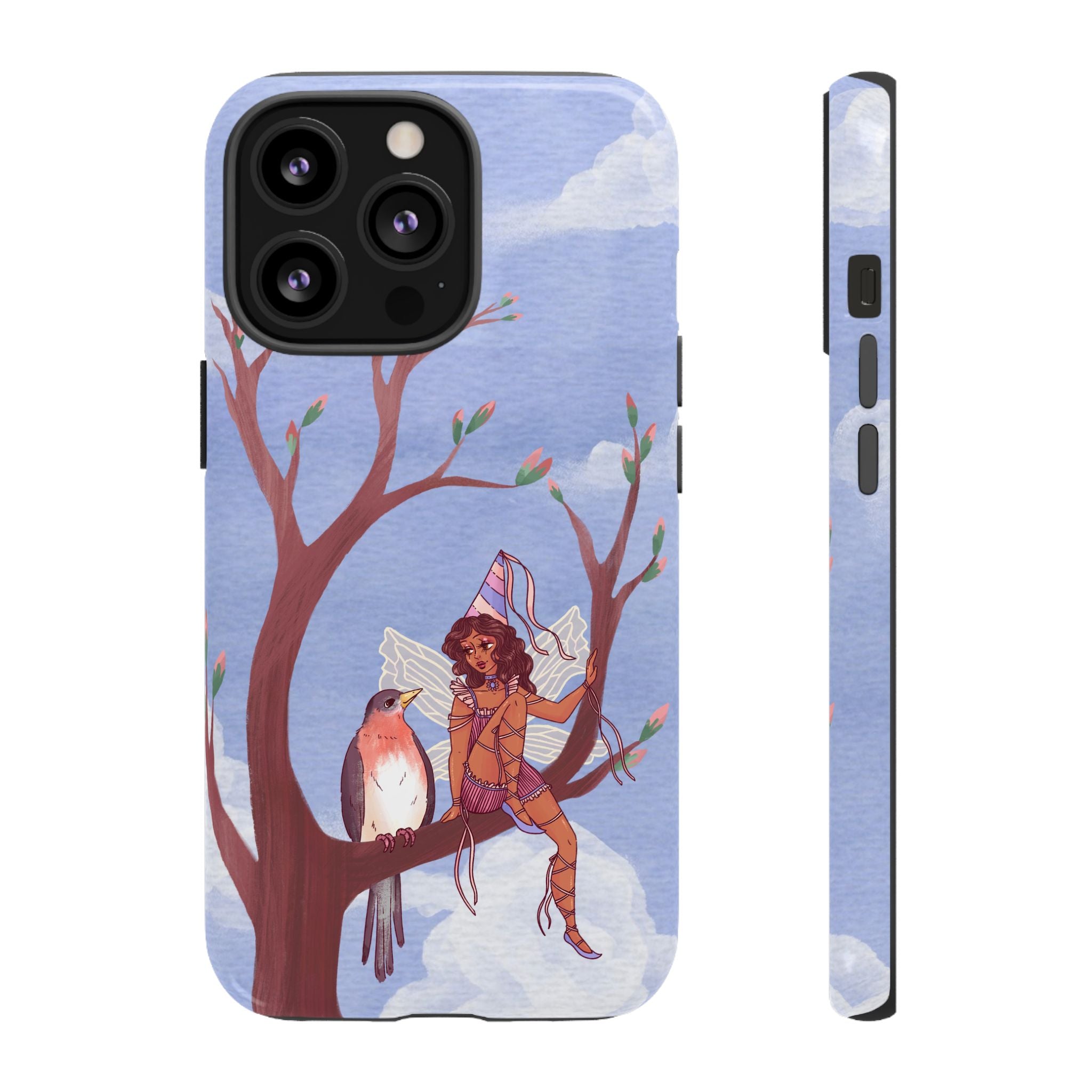 Pink Bird & Fairy Phone Case