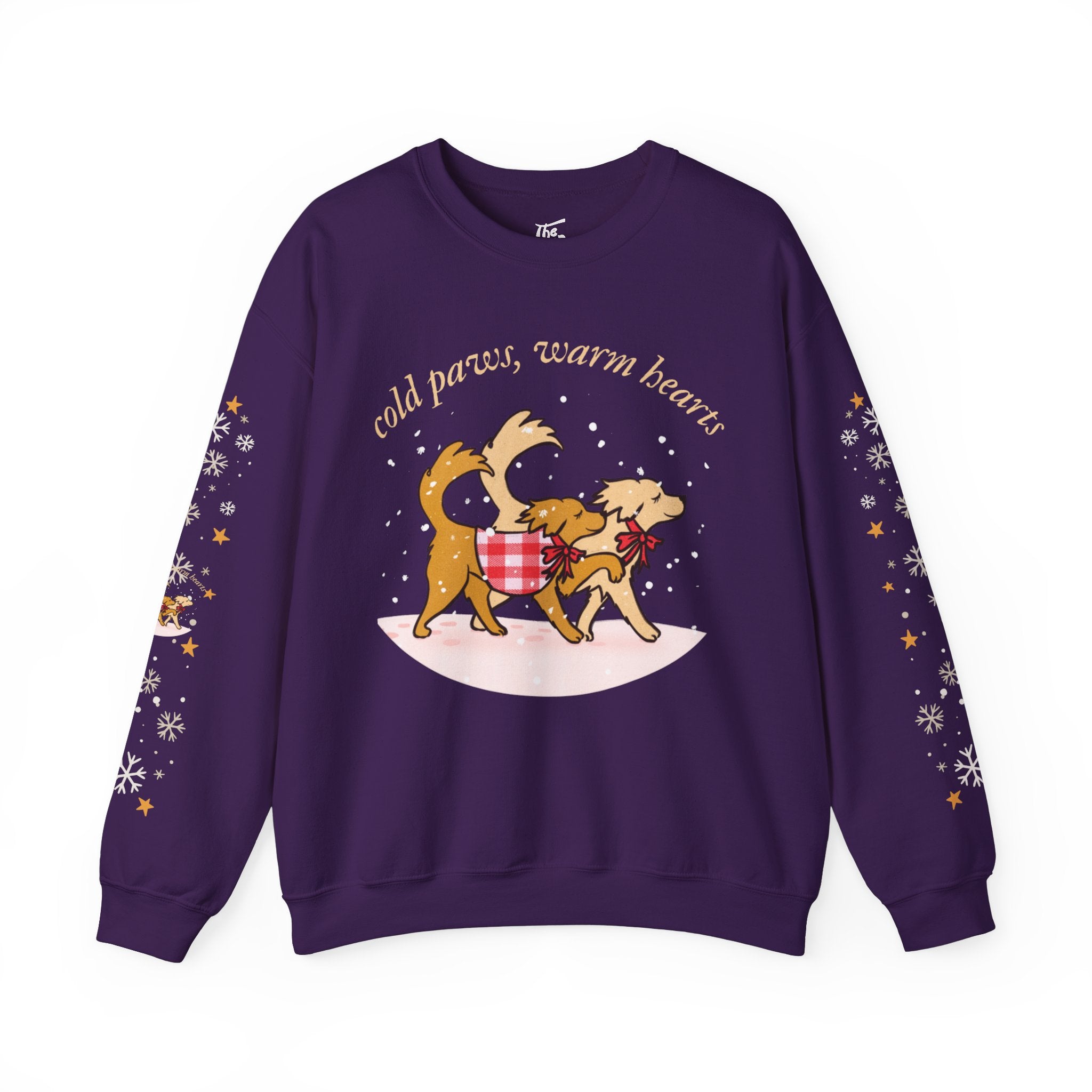 Cold Paws, Warm Hearts Crewneck Sweater