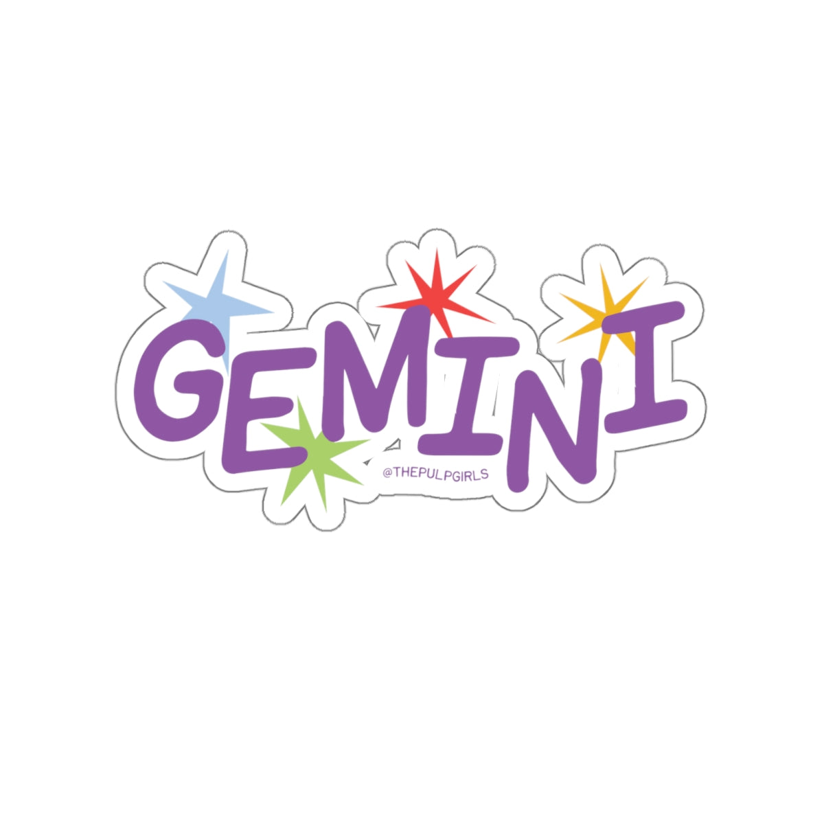 GEMINI Kawaii Vinyl Stickers