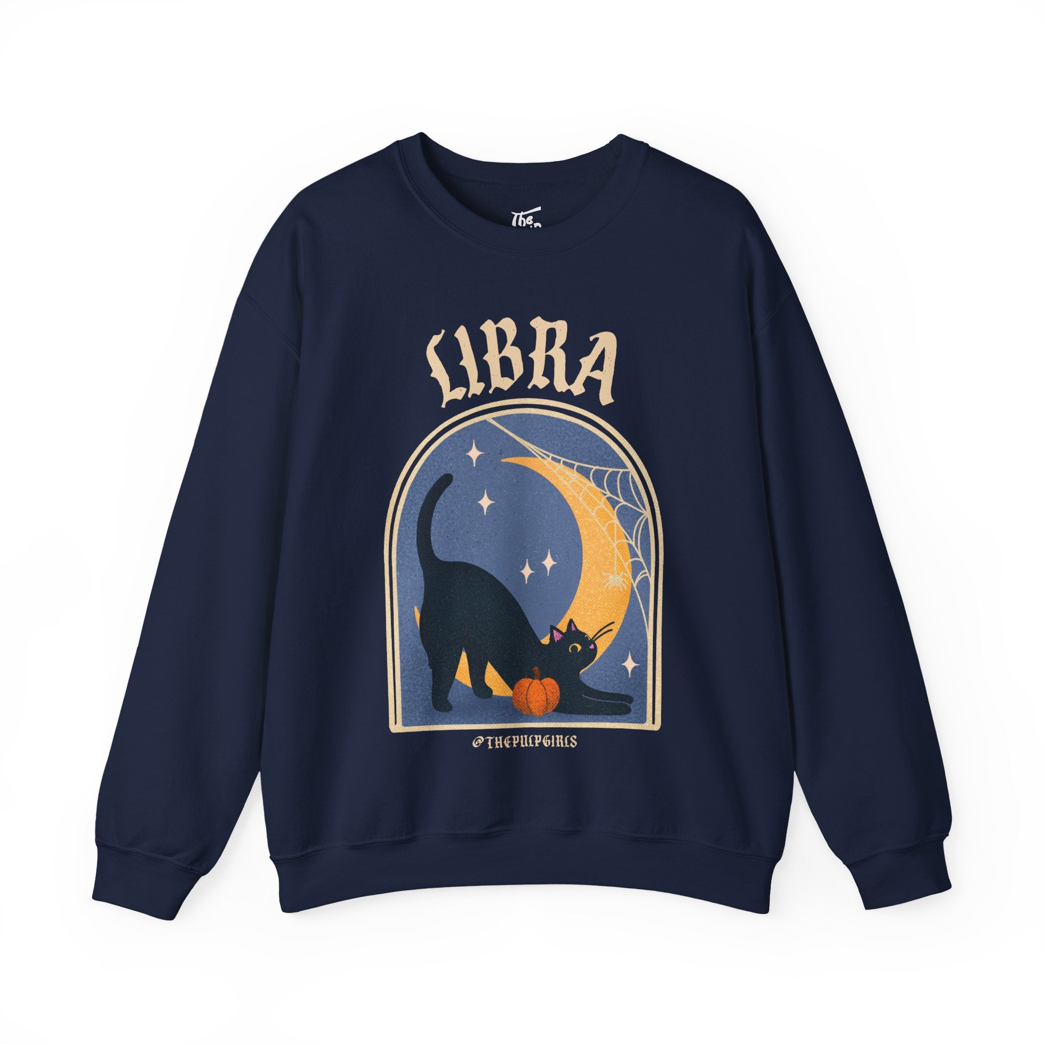 Libra Spooky Cat Astrology Crewneck