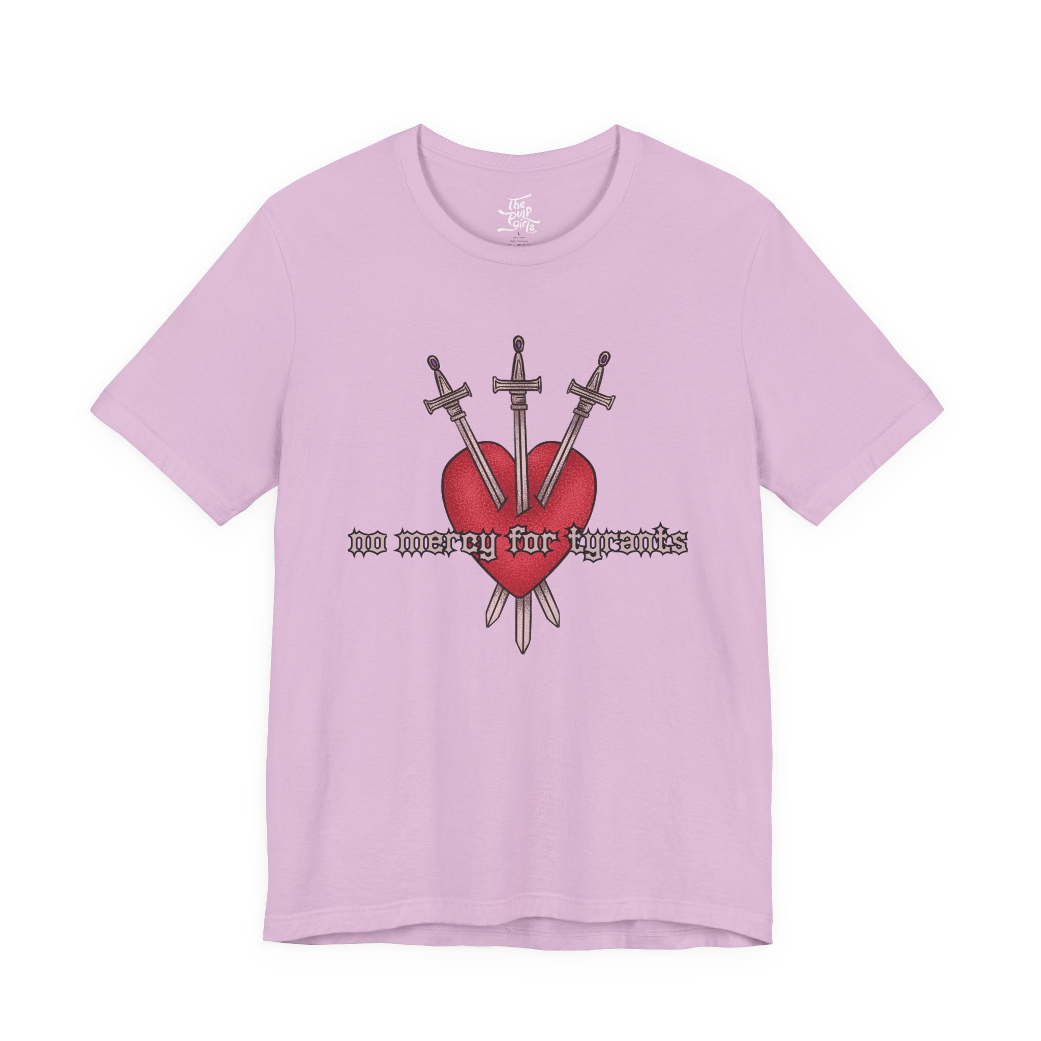 No Mercy For Tyrants - The Three of Hearts Tarot Tee