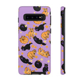 All The Kitties Phone Case - Purple