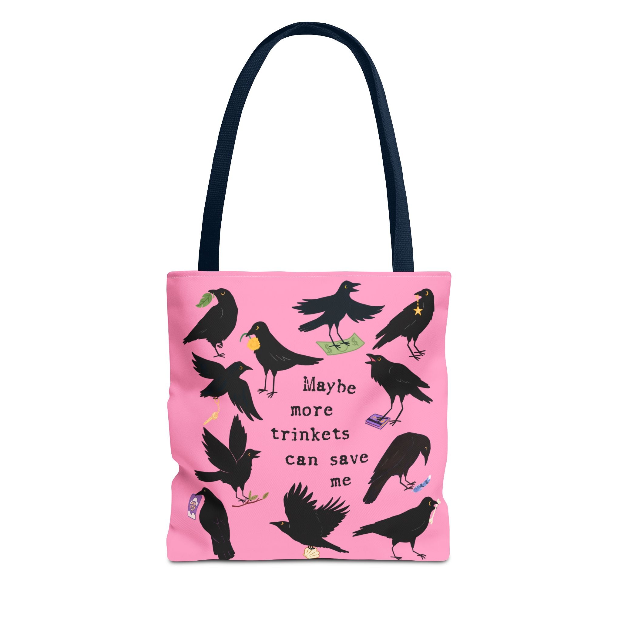 More Trinkets Crow Tote Bag