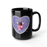 Love Cat Astrology Mug - Taurus 15oz