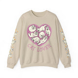 White Cat Lover Crewneck Sweatshirt