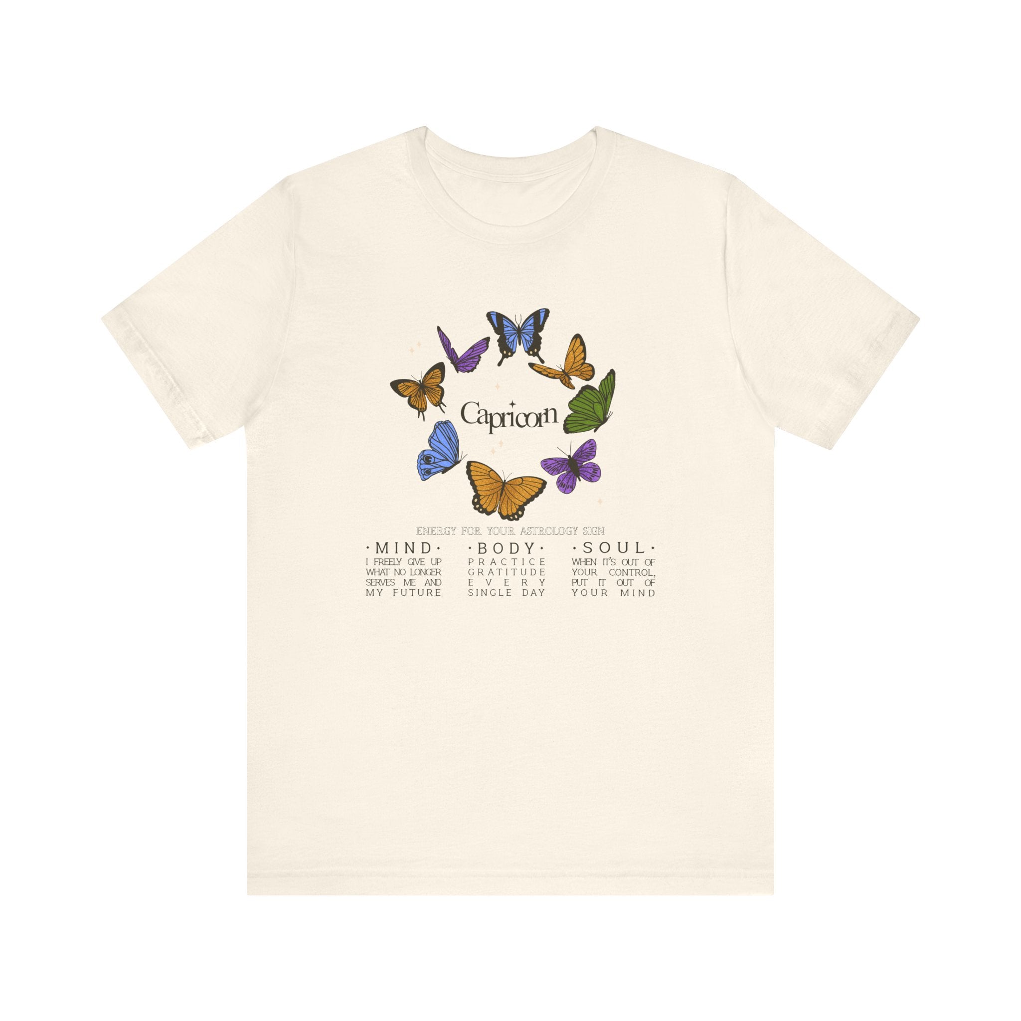Capricorn Astrology Butterfly Tee