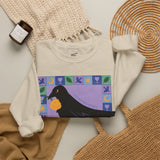 Taurus Whimsical Crow Crewneck Sweatshirt