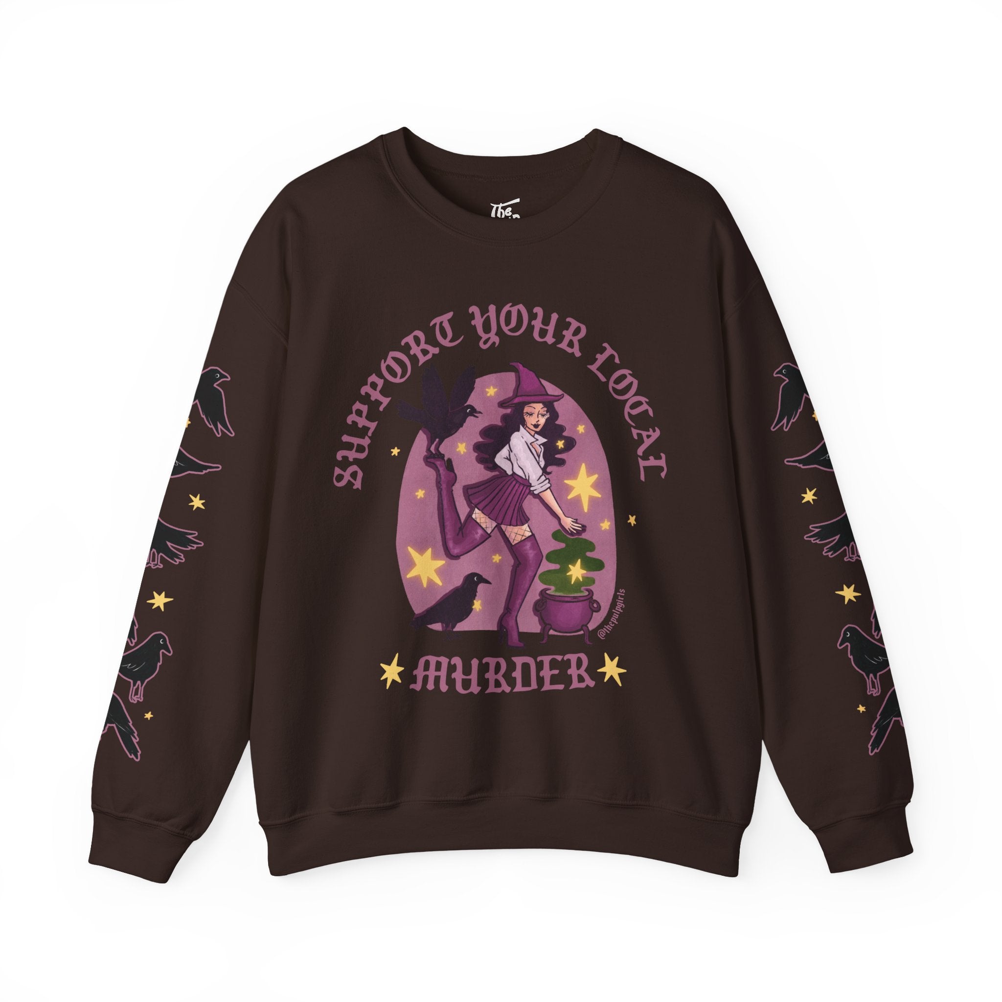 Support Crows Witchy Crewneck Sweatshirt