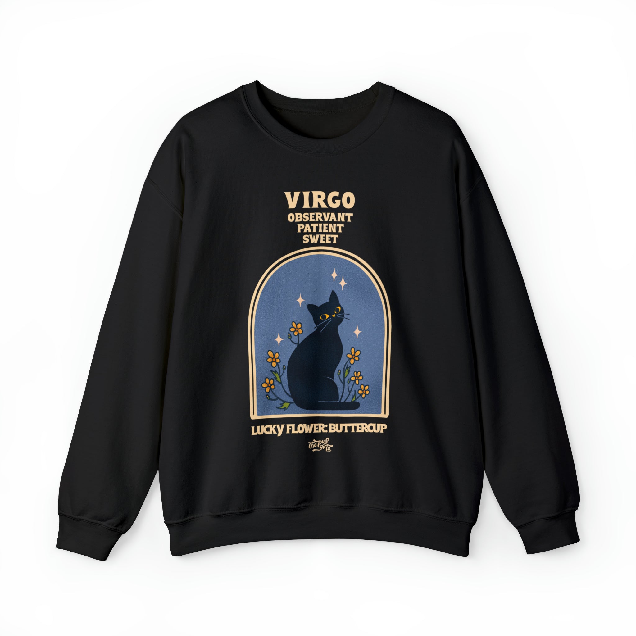 Virgo Cat Astrology Crewneck