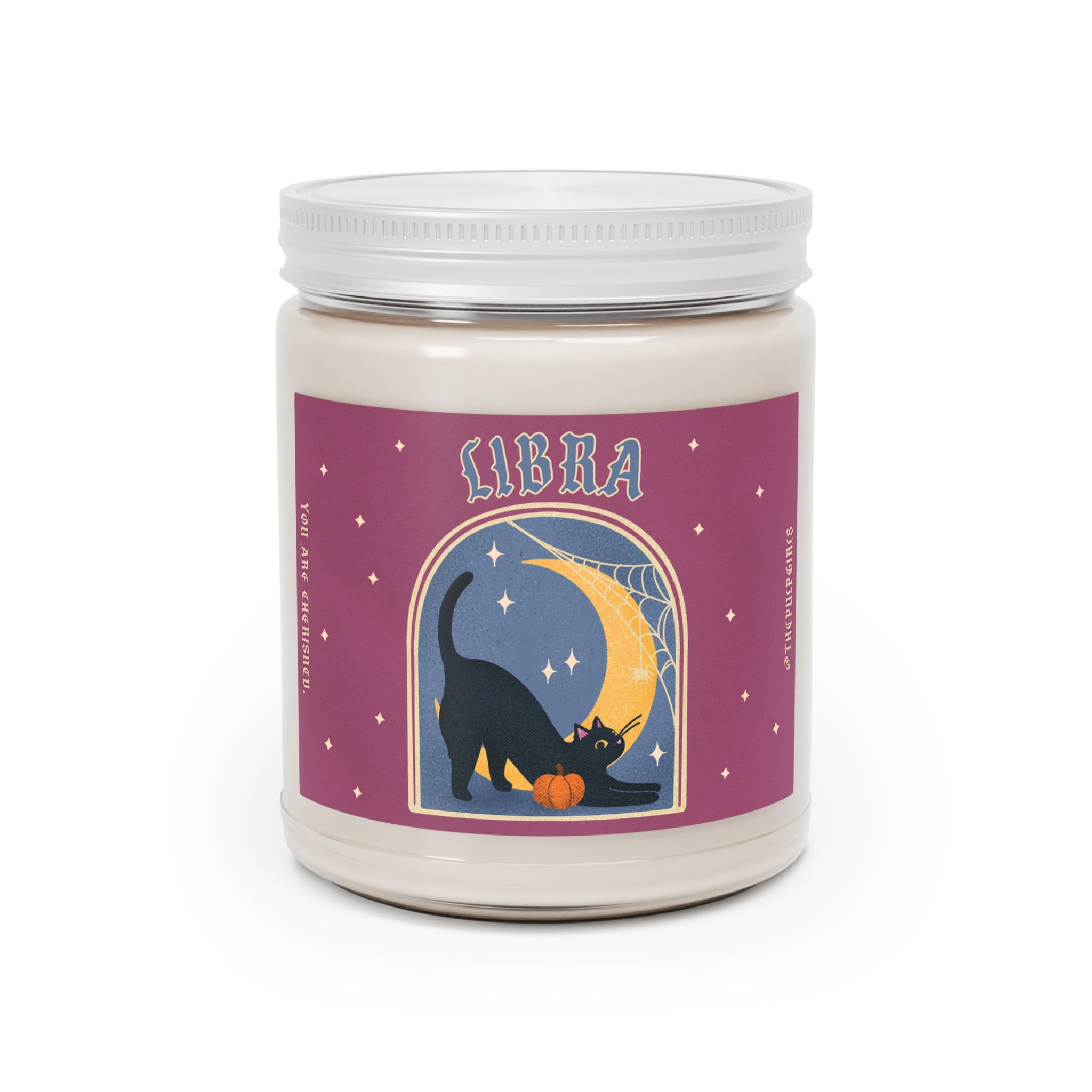 Libra Spooky Cat Astrology Candle