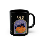 Leo Spooky Cat Astrology Mug