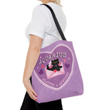 Aquarius Love Cat Astrology Tote