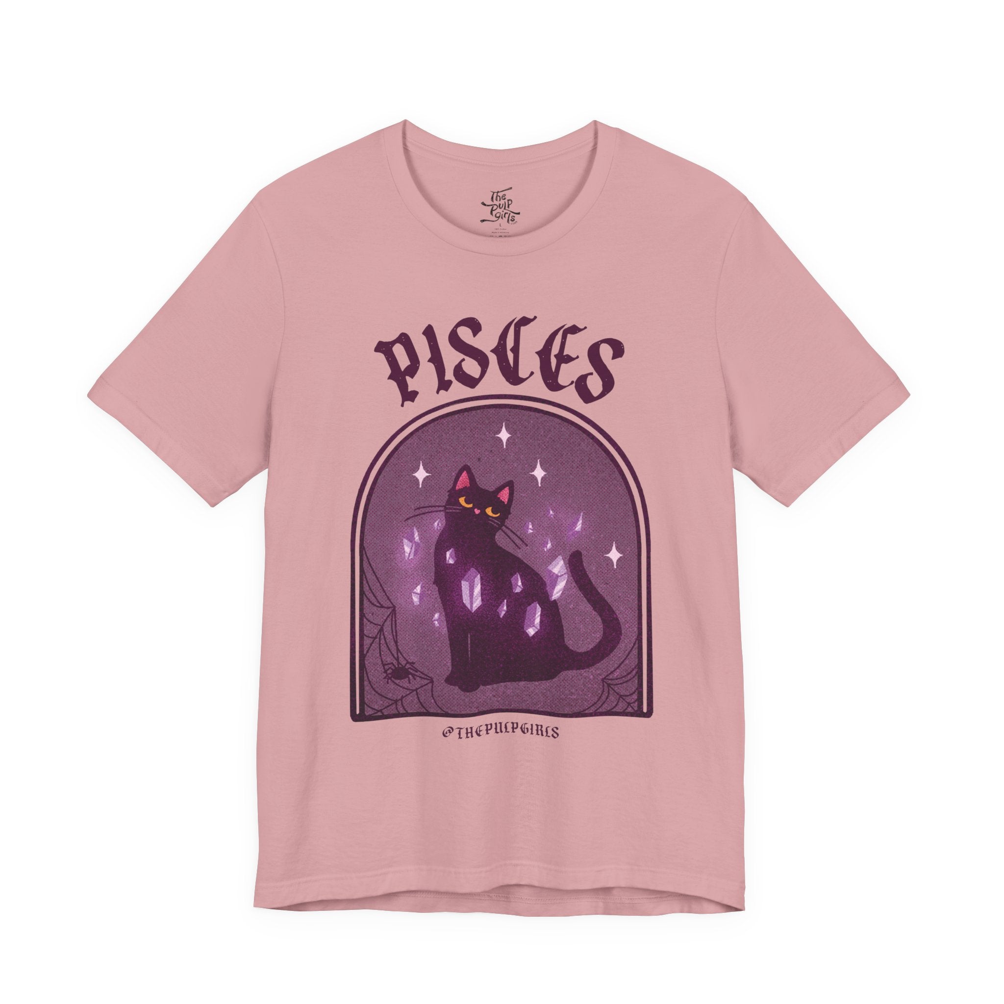 Pisces Spooky Cat Astrology Tee